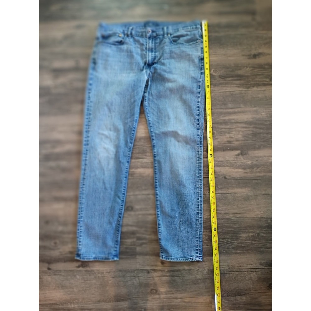 Lucky Brand 410 Athletic Slim Mens Jeans Light Wash 36x32 Blue Denim - Picture 8 of 10